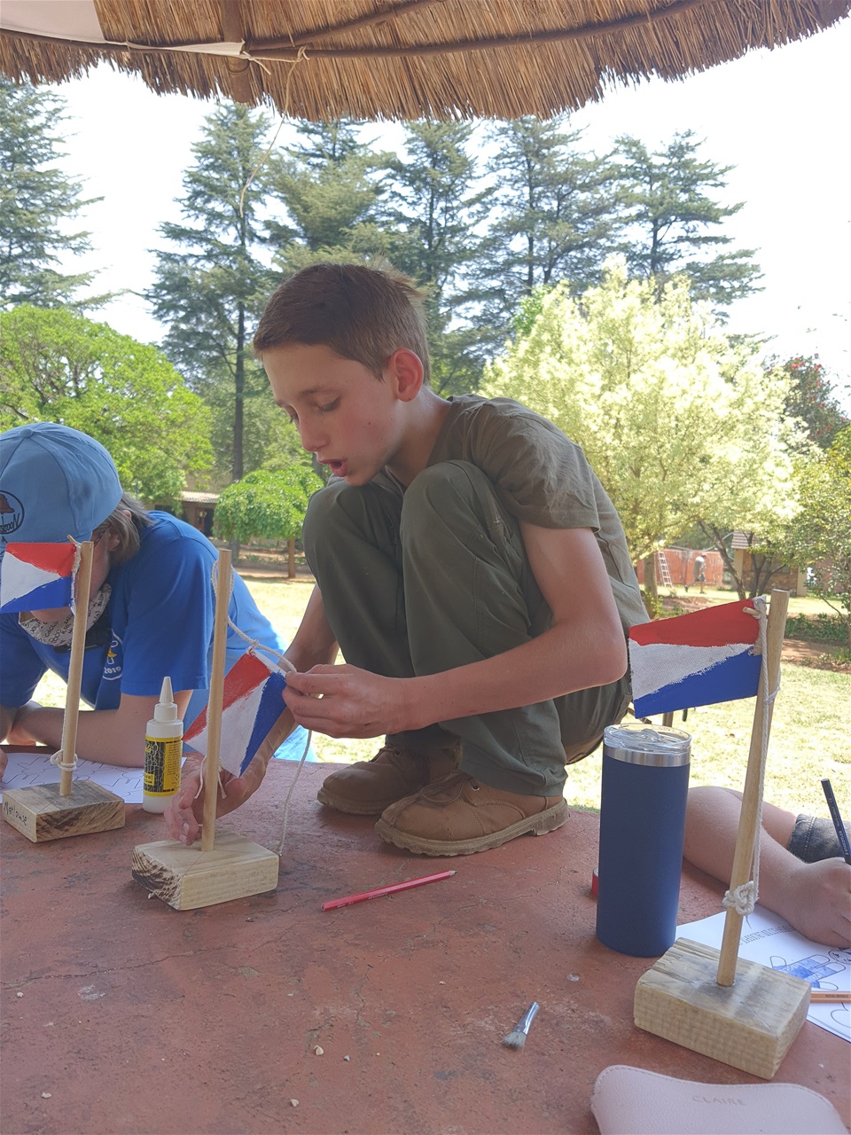 The Saturday before he died at the Voortrekker camp at 13 years old. Every team member were like: "LIam, really."