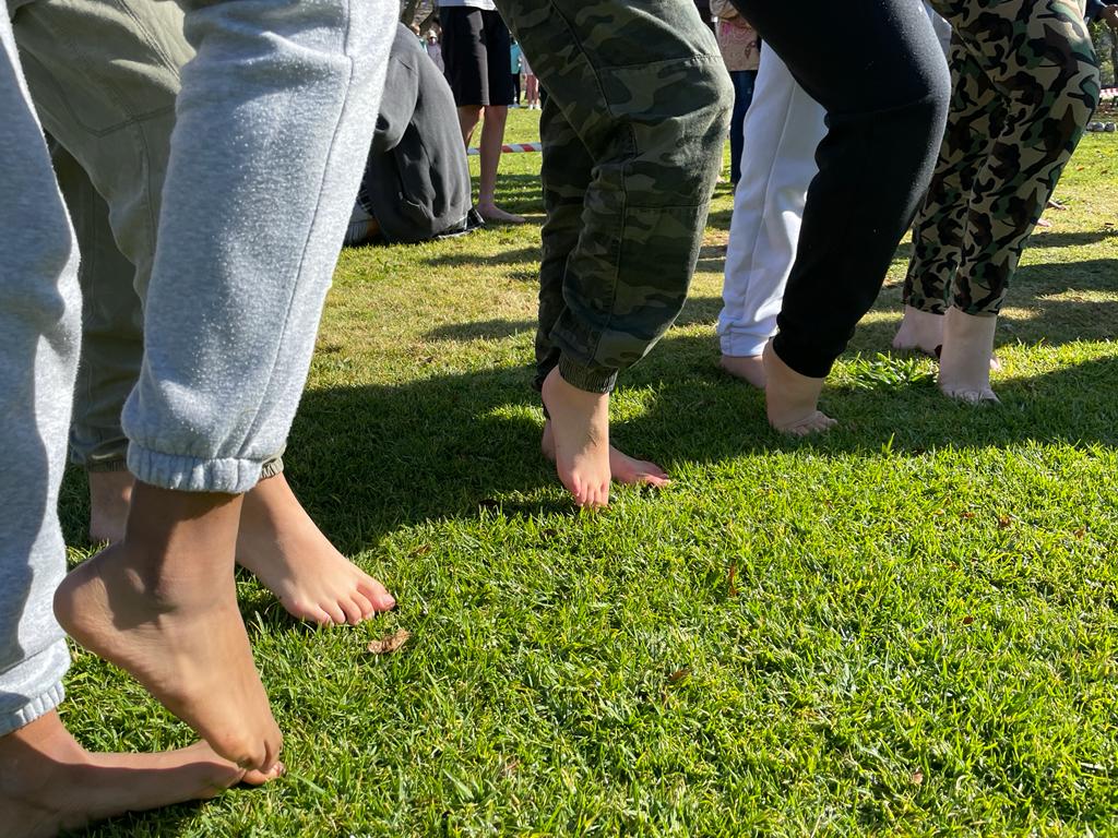 Liam was always bare feet